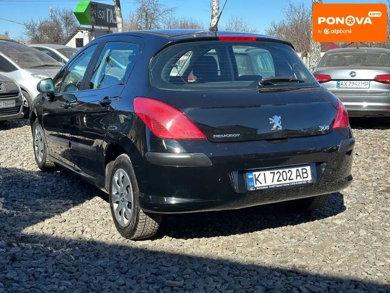 Peugeot 308, 2008 р., Бензин, 291 тис. км, Хетчбек, Чорний, Сміла AT-10411865 фото