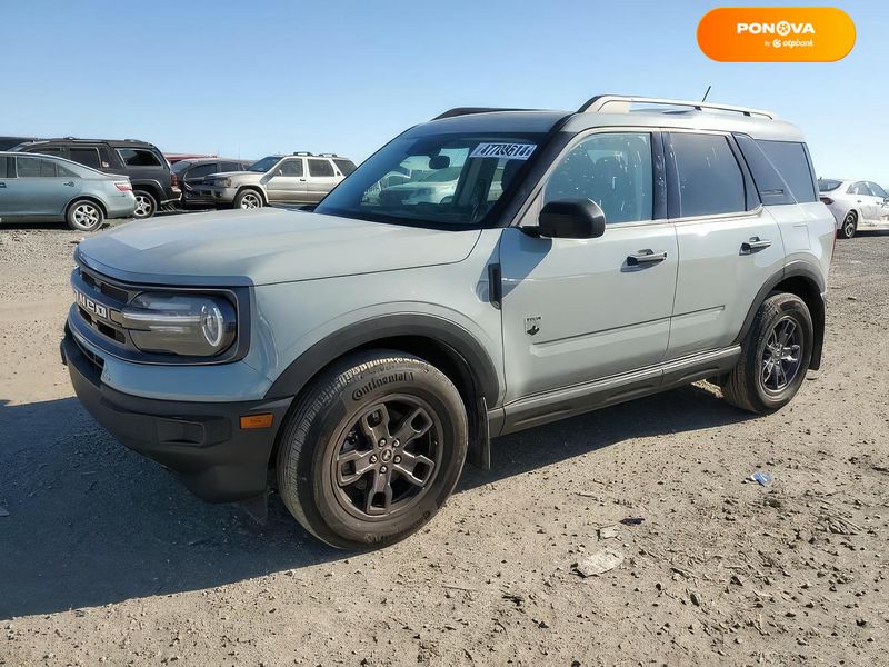 Ford Bronco Sport, 2022, Бензин, 1.5 л., 28 тис. км, Позашляховик / Кросовер, Сірий, Мукачево Cars-EU-US-KR-103592 фото