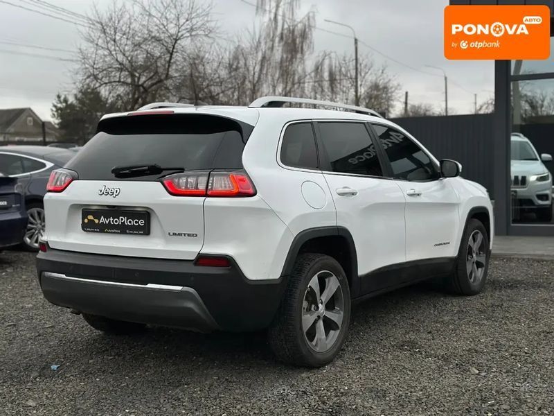 Jeep Cherokee, 2019 р., Бензин, 220 тис. км, Позашляховик / Кросовер, Білий, Луцьк AT-10410670 фото