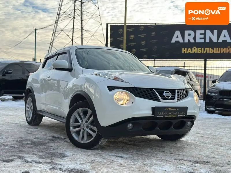 Nissan Juke, 2013 р., Бензин, 95 тис. км, Позашляховик / Кросовер, Білий, Харків AT-10409062 фото