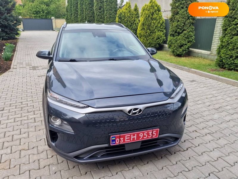 Hyundai Kona, 2019, Електро, 111 тис. км, Позашляховик / Кросовер, Сірий, Чернівці Cars-Pr-63603 фото