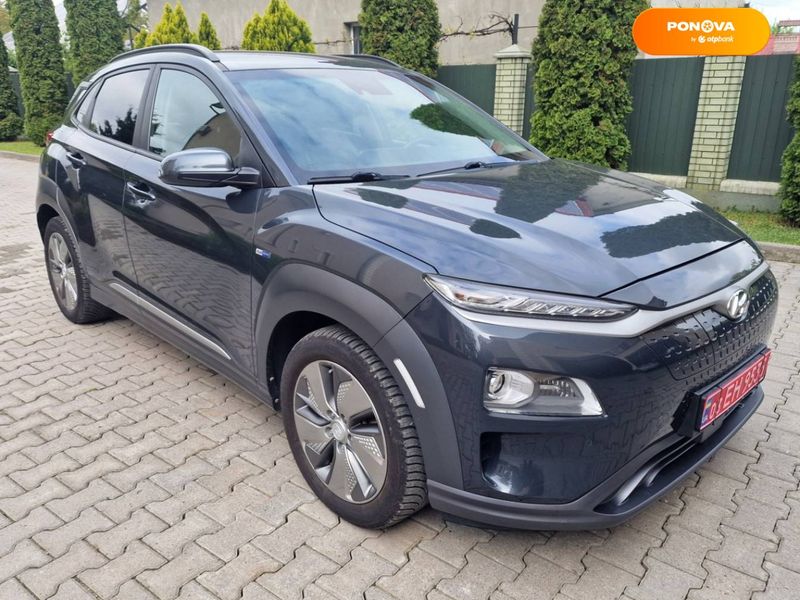 Hyundai Kona, 2019, Електро, 111 тис. км, Позашляховик / Кросовер, Сірий, Чернівці Cars-Pr-63603 фото