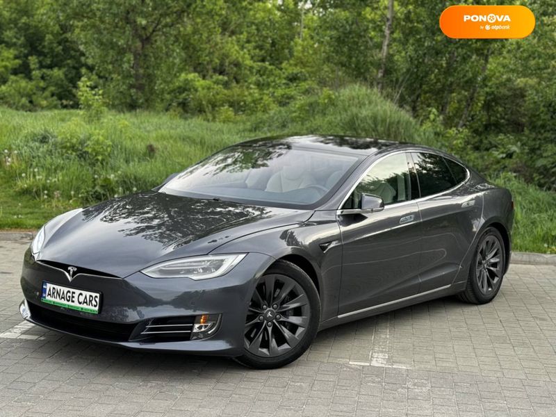 Tesla Model S, 2017, Електро, 60 тыс. км, Лифтбек, Серый, Хмельницкий 43971 фото