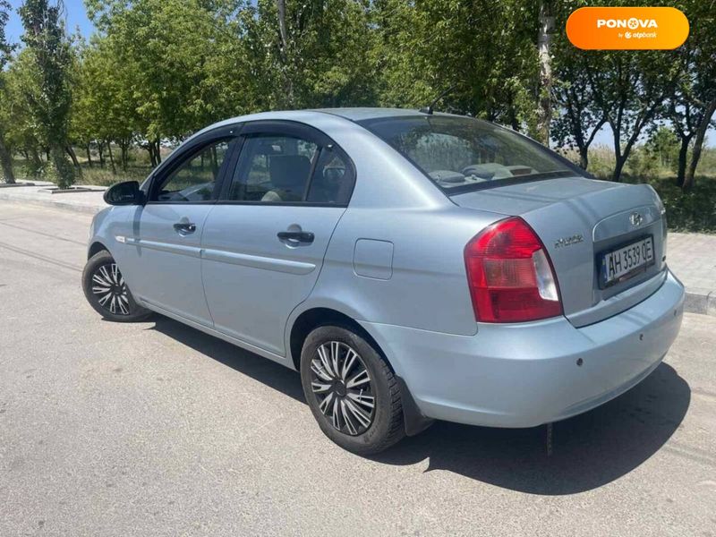 Hyundai Accent, 2008, Бензин, 1.4 л., 180 тис. км, Седан, Синій, Миколаїв Cars-Pr-68430 фото