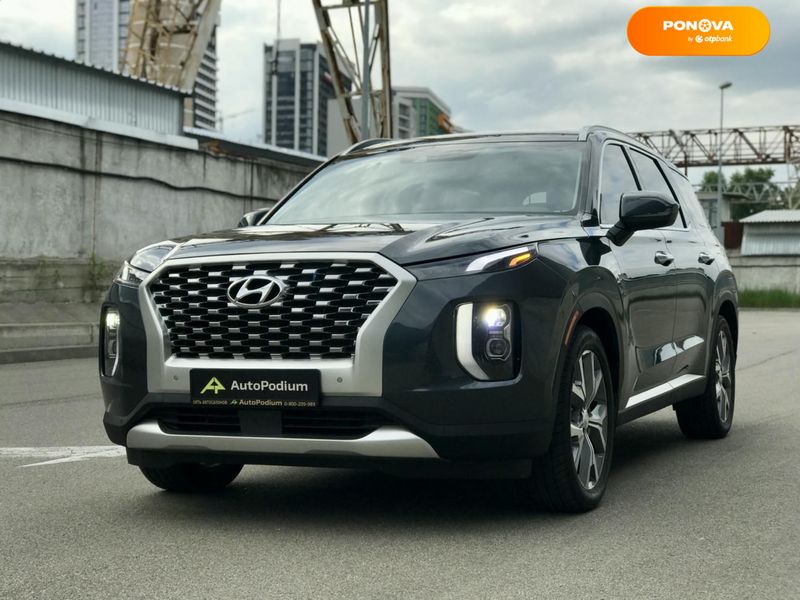 Hyundai Palisade, 2019, Бензин, 3.78 л., 88 тис. км, Позашляховик / Кросовер, Сірий, Київ 110911 фото