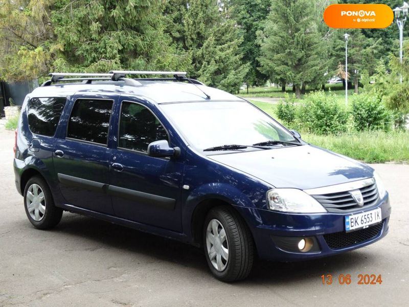 Dacia Logan MCV, 2009, Бензин, 1.6 л., 190 тис. км, Універсал, Синій, Рівне Cars-Pr-67681 фото