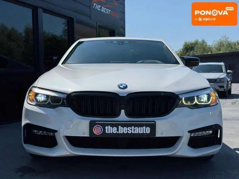 BMW 5 Series, 2018 р., Бензин, 193 тис. км, Седан, Білий, Рівне AT-10424627 фото