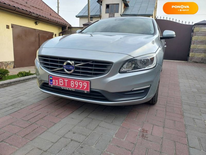 Volvo V60, 2015, Дизель, 1.97 л., 217 тис. км, Універсал, Сірий, Броди Cars-Pr-55643 фото