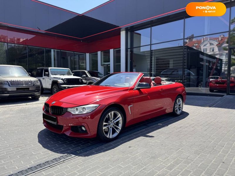 BMW 4 Series, 2014, Бензин, 2 л., 95 тис. км, Кабріолет, Червоний, Одеса 98488 фото