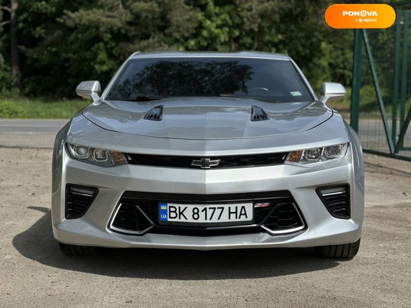 Chevrolet Camaro, 2016, Бензин, 6.16 л., 104 тис. км, Купе, Сірий, Дубно 45615 фото