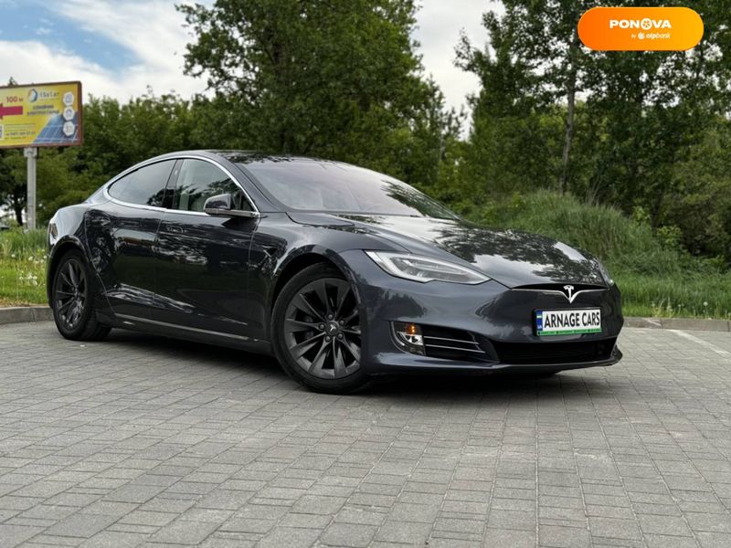 Tesla Model S, 2017, Електро, 60 тис. км, Ліфтбек, Сірий, Хмельницький 43971 фото