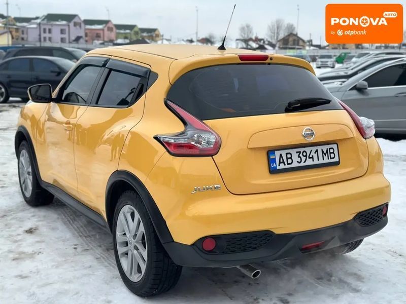 Nissan Juke, 2017 р., Газ метан / Бензин, 158 тис. км, Позашляховик / Кросовер, Жовтий, Вінниця AT-10409243 фото