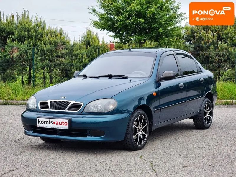 Daewoo Lanos, 2003 р., Газ пропан-бутан / Бензин, 117 тис. км, Седан, Зелений, Хмельницький AT-10409977 фото