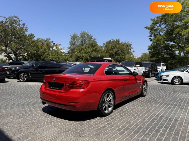 BMW 4 Series, 2014, Бензин, 2 л., 95 тыс. км, Кабриолет, Красный, Одесса 98488 фото