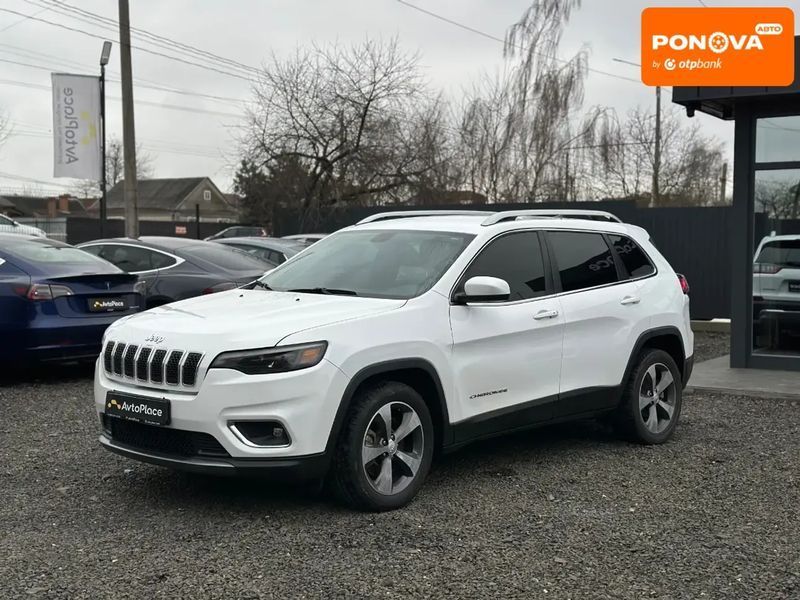 Jeep Cherokee, 2019 р., Бензин, 220 тис. км, Позашляховик / Кросовер, Білий, Луцьк AT-10410670 фото