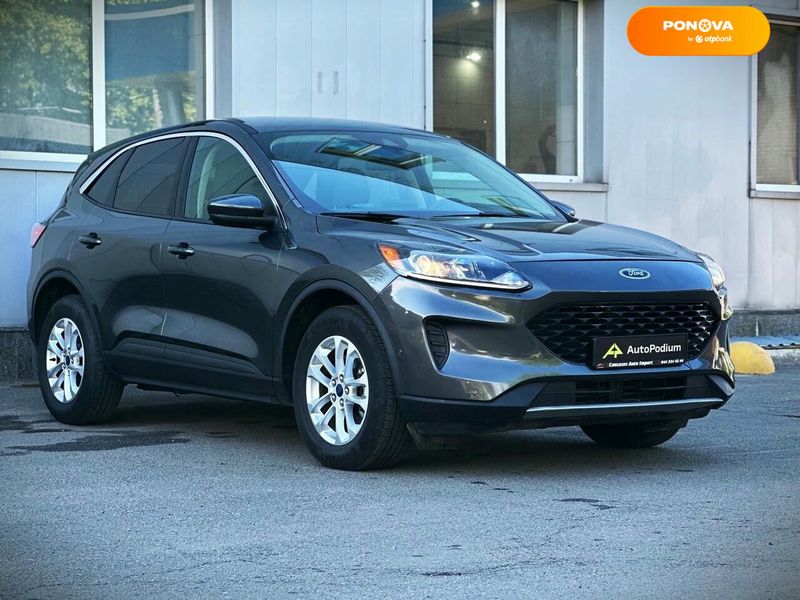 Ford Escape, 2020, Бензин, 1.5 л., 37 тис. км, Позашляховик / Кросовер, Сірий, Київ 107411 фото