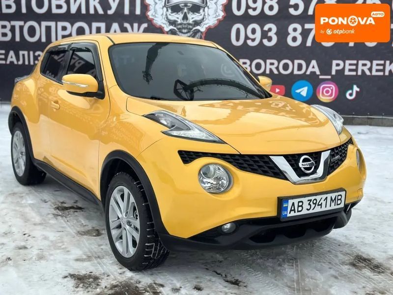 Nissan Juke, 2017 р., Газ метан / Бензин, 158 тис. км, Позашляховик / Кросовер, Жовтий, Вінниця AT-10409243 фото