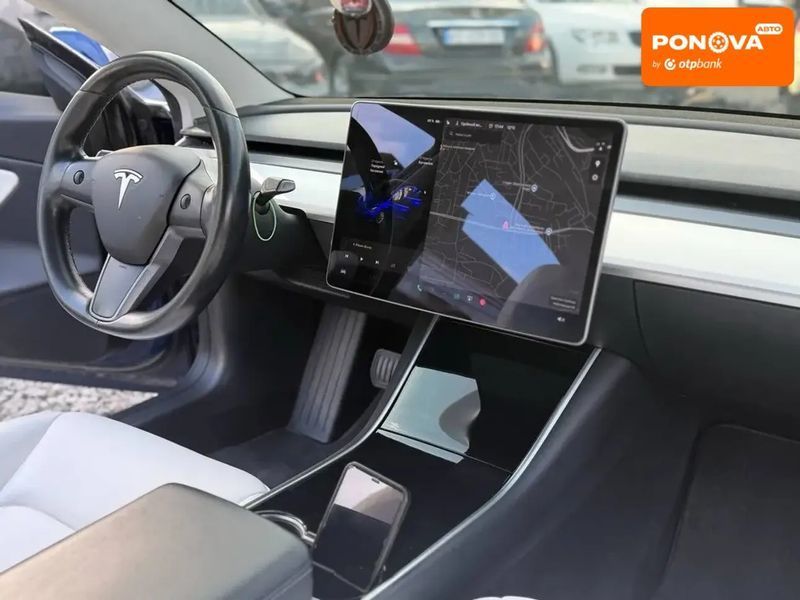 Tesla Model 3, 2019 р., Електро, 109 тис. км, Седан, Синій, Дніпро (Дніпропетровськ) AT-10417791 фото