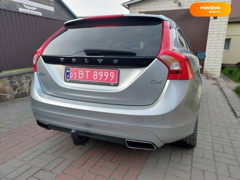 Volvo V60, 2015, Дизель, 1.97 л., 217 тис. км, Універсал, Сірий, Броди Cars-Pr-55643 фото