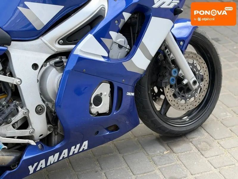 Yamaha R6, 2002 р., Бензин, 17 тис. км, Мотоцикли, Синій, Дніпро (Дніпропетровськ) AT-10428967 фото