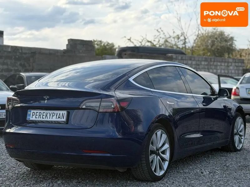 Tesla Model 3, 2019 р., Електро, 109 тис. км, Седан, Синій, Дніпро (Дніпропетровськ) AT-10417791 фото