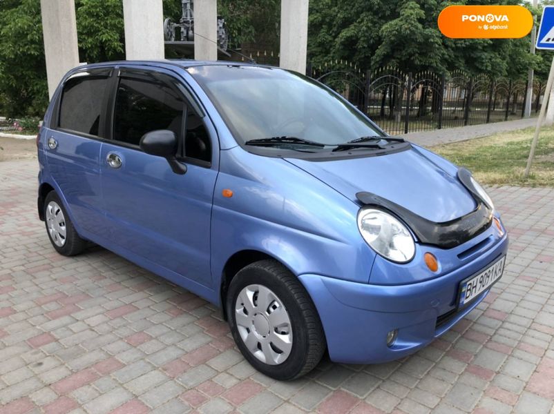 Daewoo Matiz, 2007, Бензин, 0.8 л., 100 тыс. км, Хетчбек, Синий, Березівка Cars-Pr-68146 фото