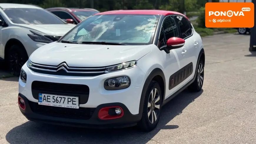 Citroen C3, 2019 г., Бензин, 62 тыс. км, Хетчбек, Белый, Полтава AT-10419554 фото