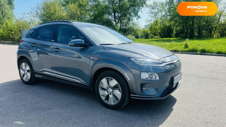 Hyundai Kona, 2020, Електро, 19 тис. км, Позашляховик / Кросовер, Сірий, Бердичів Cars-Pr-60755 фото