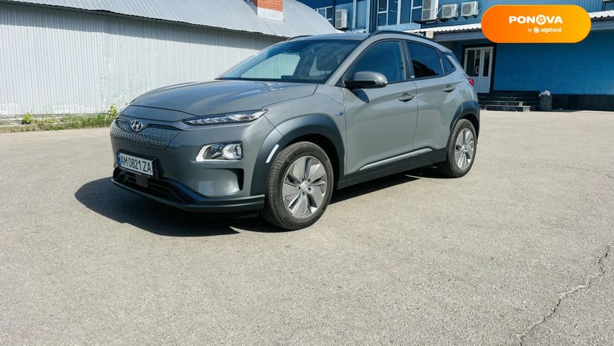 Hyundai Kona, 2020, Електро, 19 тис. км, Позашляховик / Кросовер, Сірий, Бердичів Cars-Pr-60755 фото