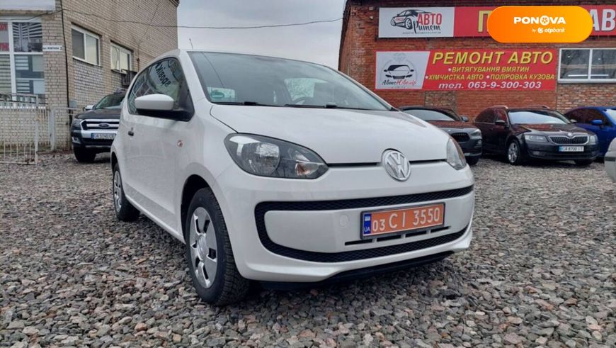 Volkswagen Up, 2016, Бензин, 1 л., 190 тис. км, Хетчбек, Білий, Сміла 19199 фото