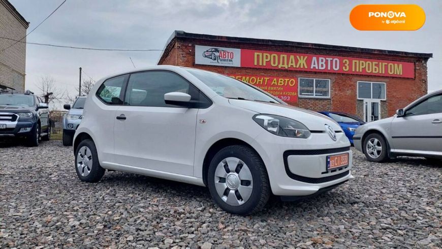 Volkswagen Up, 2016, Бензин, 1 л., 190 тис. км, Хетчбек, Білий, Сміла 19199 фото