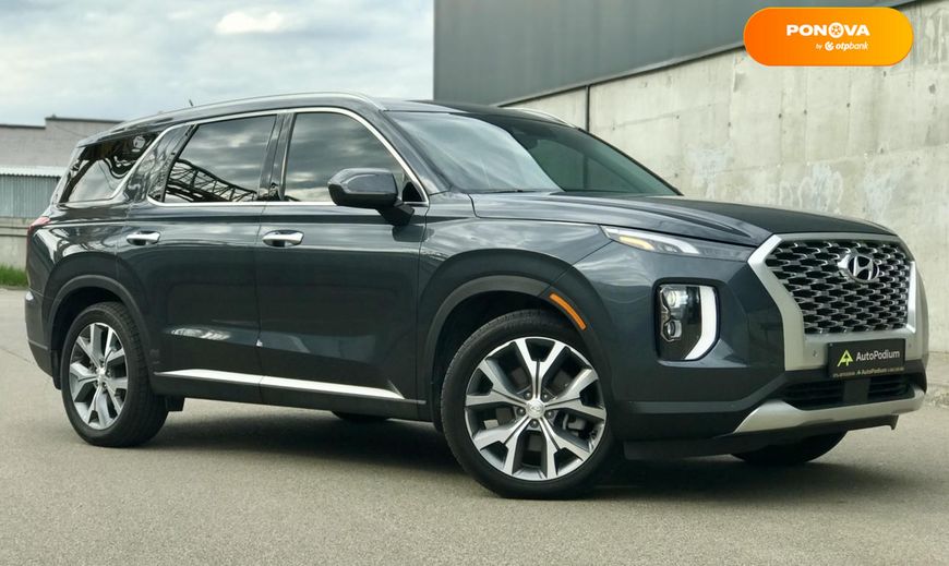 Hyundai Palisade, 2019, Бензин, 3.78 л., 88 тис. км, Позашляховик / Кросовер, Сірий, Київ 110911 фото