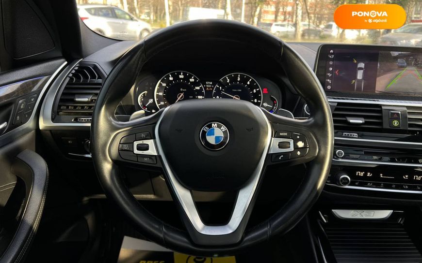 BMW X3, 2018, Бензин, 2 л., 167 тис. км, Позашляховик / Кросовер, Чорний, Львів 42093 фото