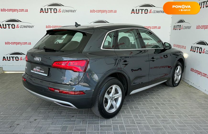 Audi Q5, 2018, Дизель, 2 л., 81 тыс. км, Внедорожник / Кроссовер, Серый, Львов 110033 фото