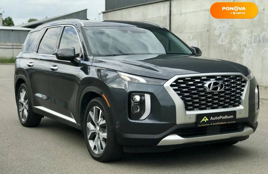 Hyundai Palisade, 2019, Бензин, 3.78 л., 88 тис. км, Позашляховик / Кросовер, Сірий, Київ 110911 фото