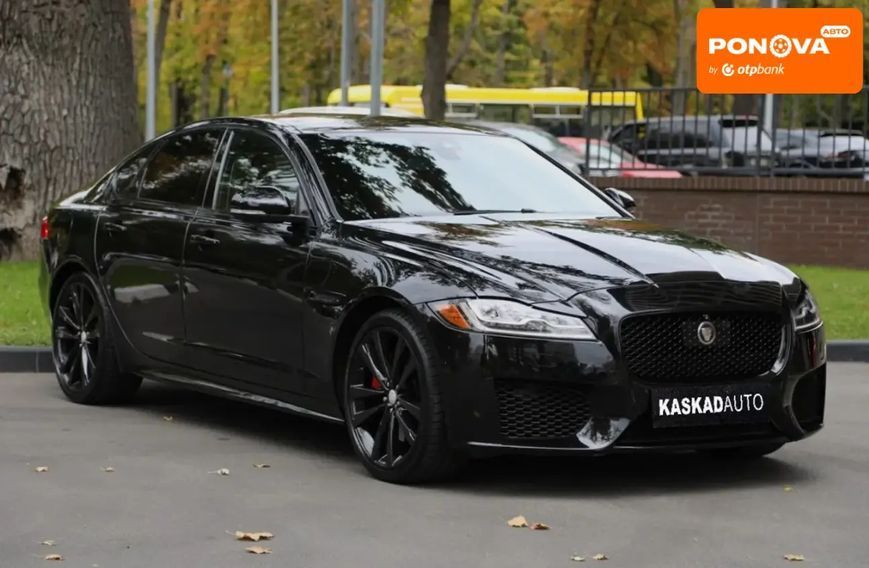 Jaguar XF, 2015 р., Бензин, 127 тис. км, Седан, Чорний, Харків AT-10418057 фото