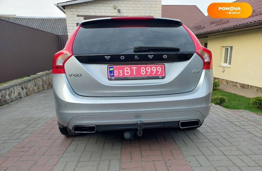 Volvo V60, 2015, Дизель, 1.97 л., 217 тис. км, Універсал, Сірий, Броди Cars-Pr-55643 фото