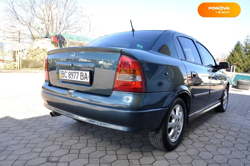 Opel Astra, 2004, Бензин, 1.6 л., 285 тис. км, Седан, Зелений, Львів 32080 фото