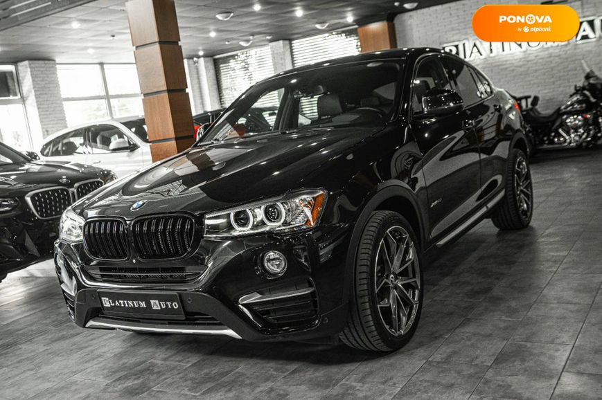 BMW X4, 2015, Бензин, 2.98 л., 101 тыс. км, Внедорожник / Кроссовер, Чорный, Одесса 45118 фото