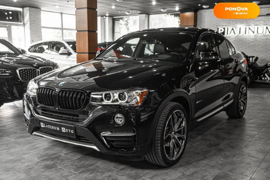 BMW X4, 2015, Бензин, 2.98 л., 101 тыс. км, Внедорожник / Кроссовер, Чорный, Одесса 45118 фото