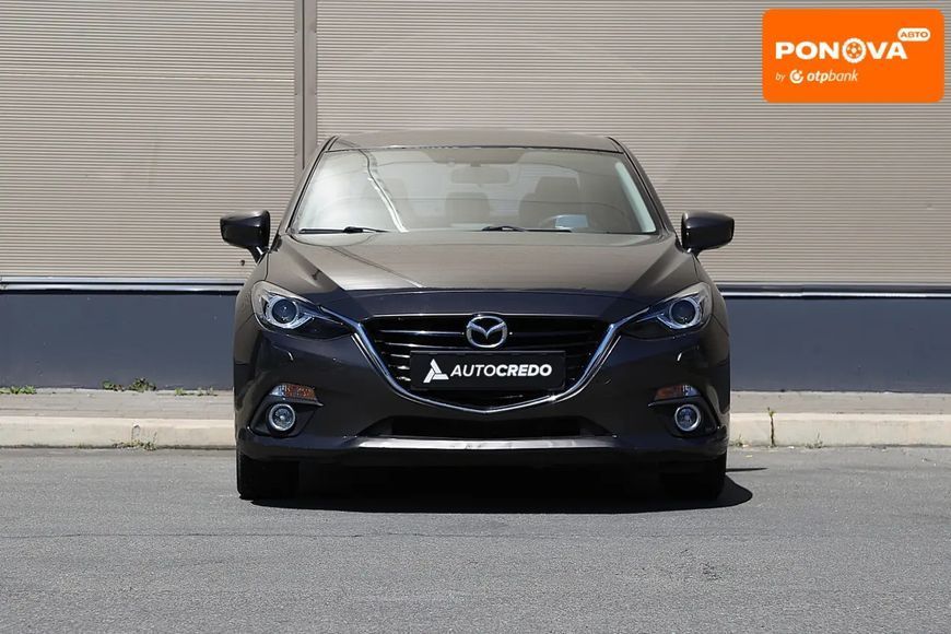 Mazda 3, 2014 р., Бензин, 106 тис. км, Седан, Коричневий, Київ AT-10417362 фото