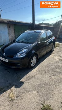 Renault Clio, 2008, Бензин, 1.6 л., 262 тис. км, Універсал, Чорний, Кривий Ріг Cars-Pr-270003 фото