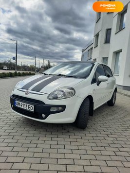 Fiat Punto, 2011, Дизель, 1.25 л., 243 тис. км, Хетчбек, Білий, Житомир Cars-Pr-235021 фото