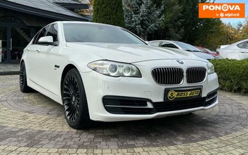 BMW 5 Series, 2014, Бензин, 2 л., 161 тис. км, Седан, Білий, Львів 280932 фото