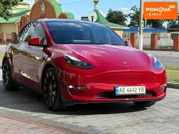 Tesla Model Y, 2023 г., Електро, 24 тыс. км, Внедорожник / Кроссовер, Красный, Днепр (Днепропетровск) AT-10423968 фото
