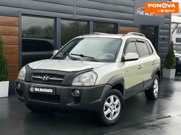 Hyundai Tucson, 2005, Газ пропан-бутан / Бензин, 1.98 л., 242 тис. км, Позашляховик / Кросовер, Зелений, Рівне 279880 фото