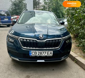 Skoda Kamiq, 2020, Бензин, 1.5 л., 15 тис. км, Позашляховик / Кросовер, Синій, Чернігів Cars-Pr-220379 фото