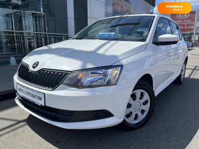 Skoda Fabia, 2017, Бензин, 1 л., 136 тыс. км, Хетчбек, Белый, Киев 46096 фото