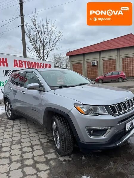 Jeep Compass, 2019 г., Бензин, 161 тыс. км, Внедорожник / Кроссовер, Серый, Черкассы AT-10411590 фото