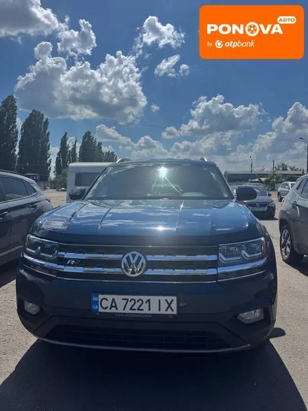 Volkswagen Atlas, 2018 р., Бензин, 172 тис. км, Позашляховик / Кросовер, Синій, Черкаси AT-10419857 фото